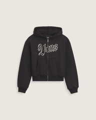 Kids Vans Kids Shining Zip Hoodie in Black