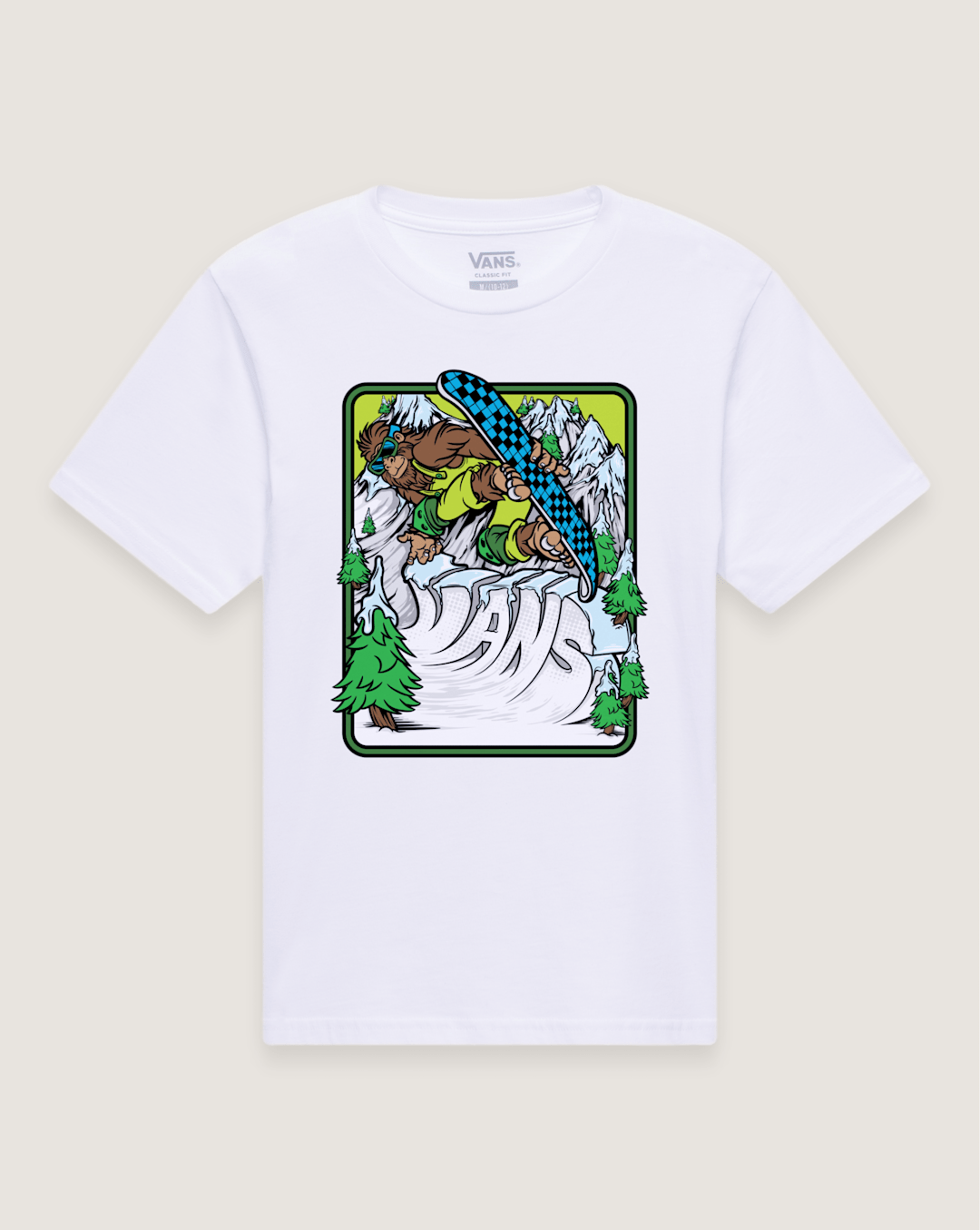 Kids Vans Kids Tail Grabin Good Time T-Shirt in White