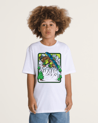Kids Vans Kids Tail Grabin Good Time T-Shirt in White