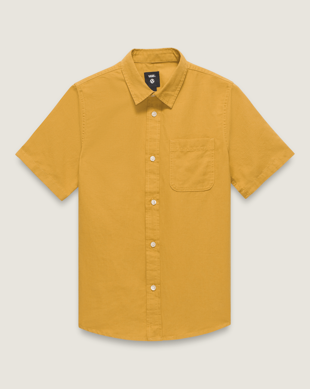 Kids Vans Kids Lawson Woven Shirt in Harvest Gold Yellow