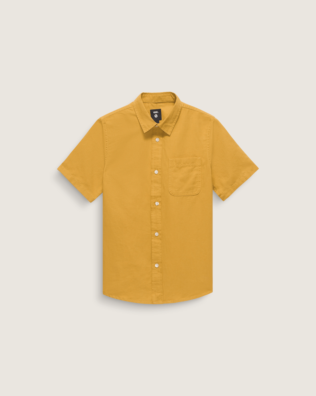 Kids Vans Kids Lawson Woven Shirt in Harvest Gold Yellow