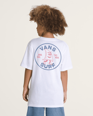 Kids Vans Kids Huck Fin T-Shirt in White