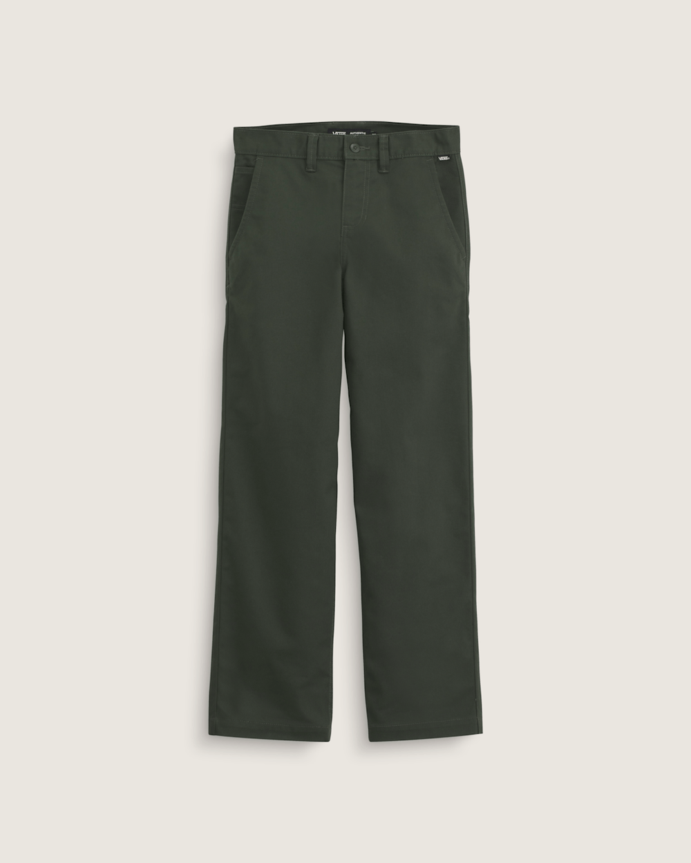 Kids Vans Kids Authentic Chino Loose Pants in Dried Kelp Green