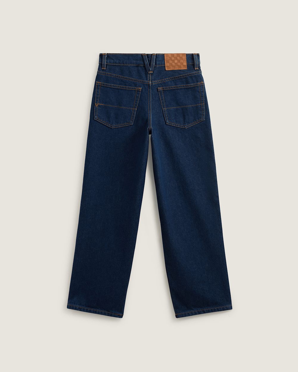 Kids Vans Kids Check-5 Loose Denim Pants in Midnight Blue