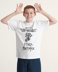 Kids Vans Kids Let Loose T-Shirt in White