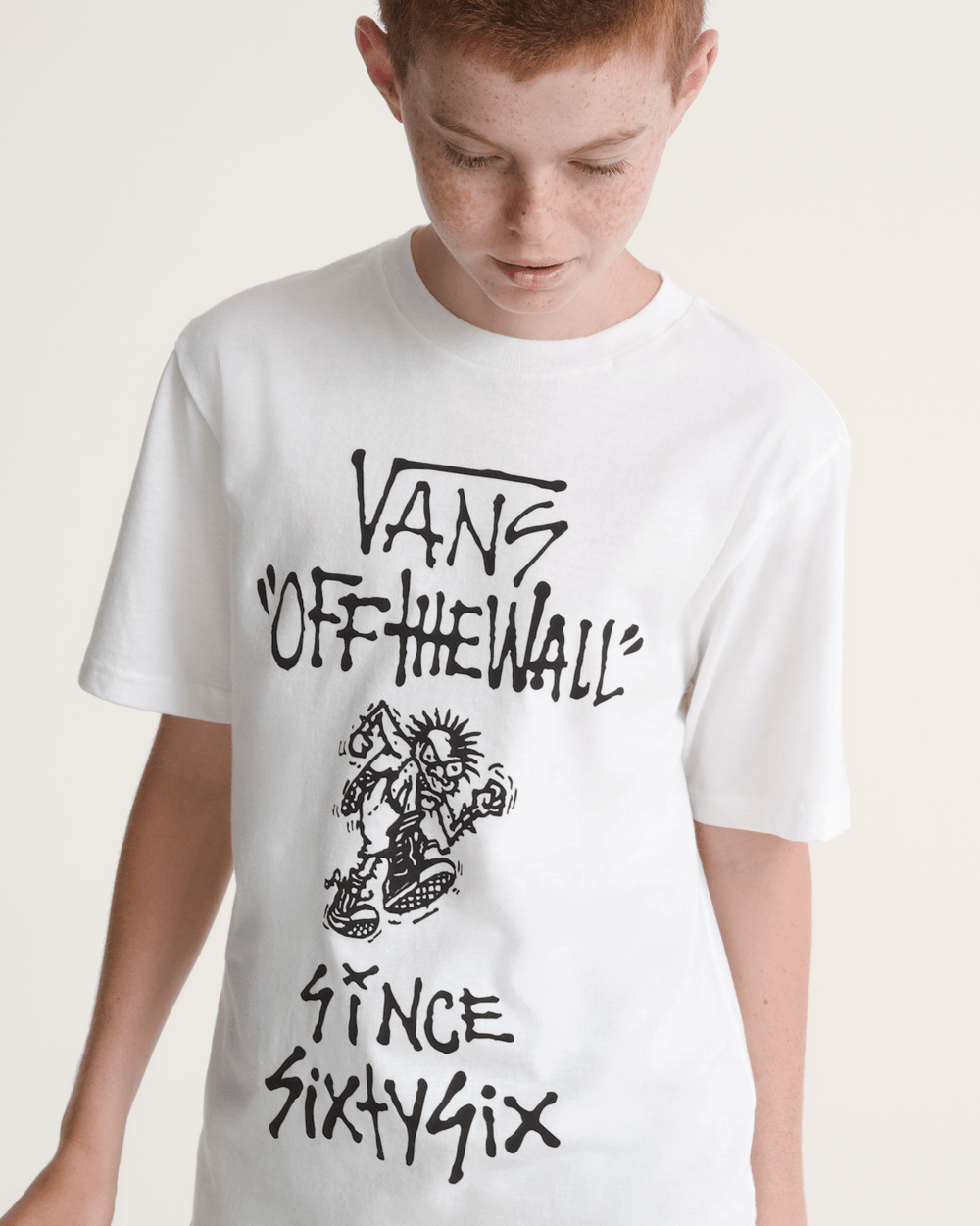 Kids Vans Kids Let Loose T-Shirt in White