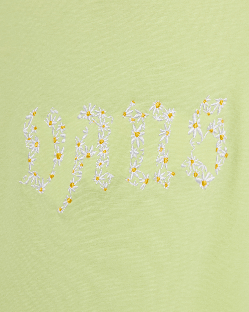 Kids Vans Kids Daisy Break T-Shirt in Shadow Lime Green