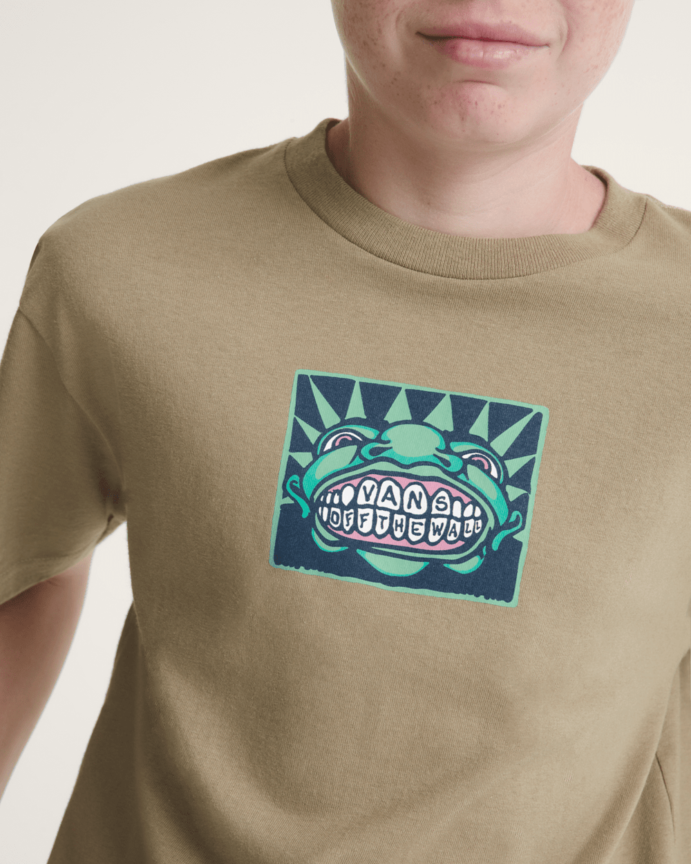 Kids Vans Kids Vans Mouf T-Shirt in Bay Leaf Brown