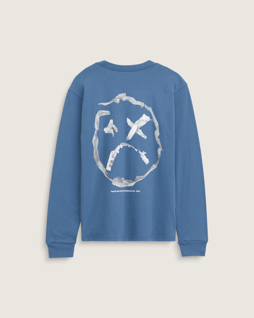Kids Vans Kids Ideas 66 Long Sleeve T-Shirt in True Navy Blue