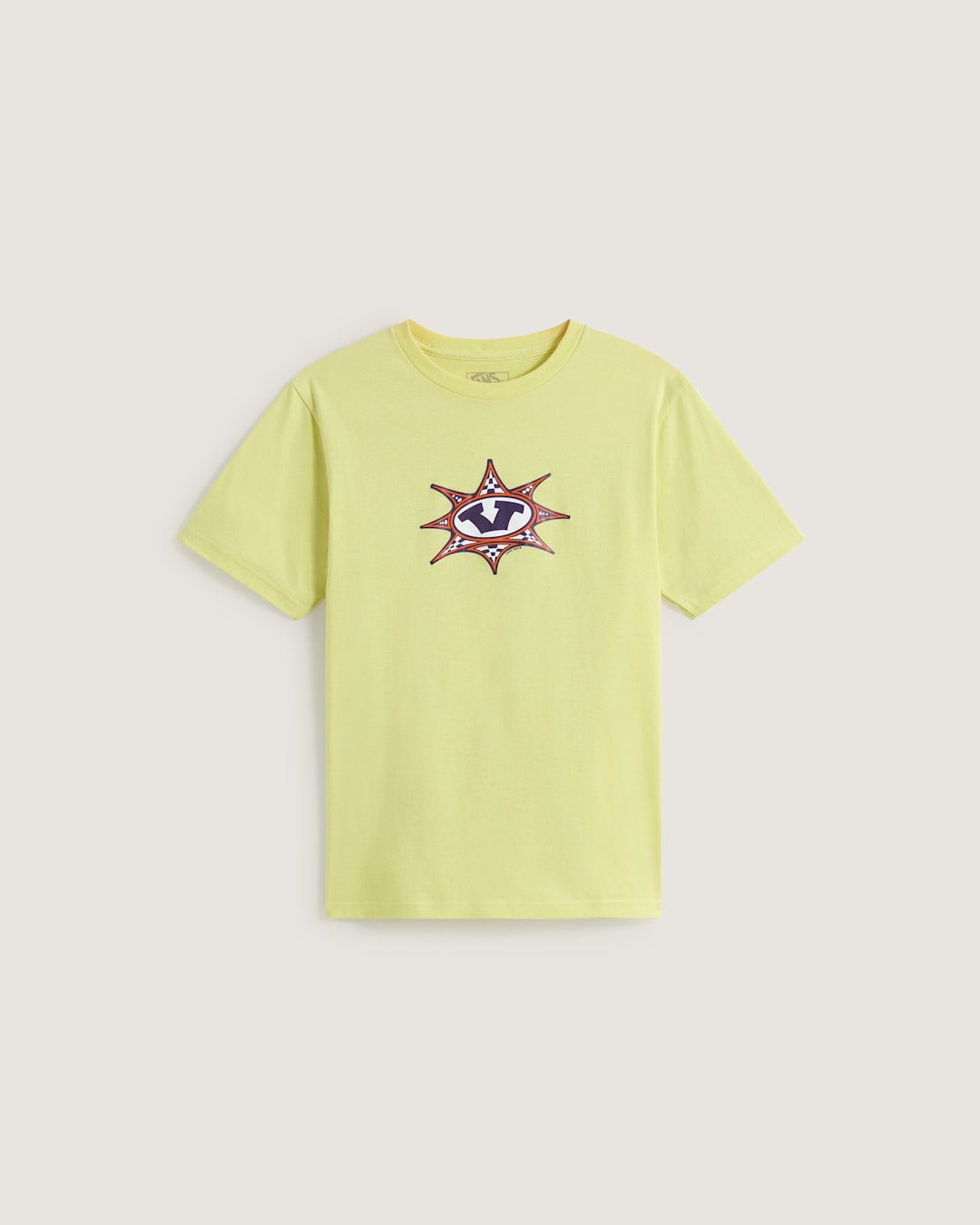Kids Vans Kids Star Checker T-Shirt in Canary Yellow