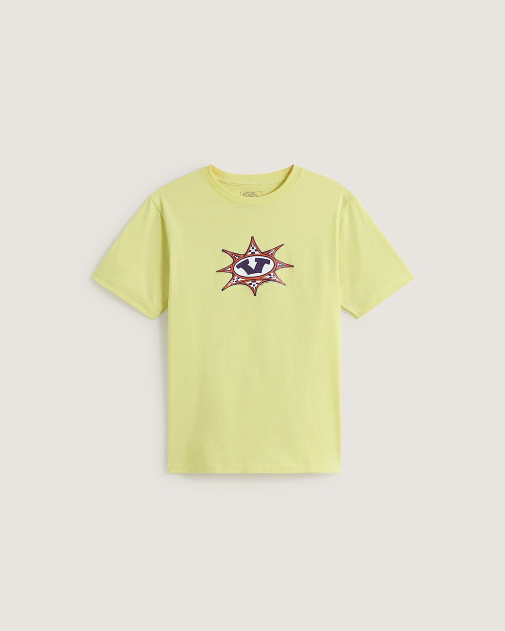 Kids Vans Kids Star Checker T-Shirt in Canary Yellow