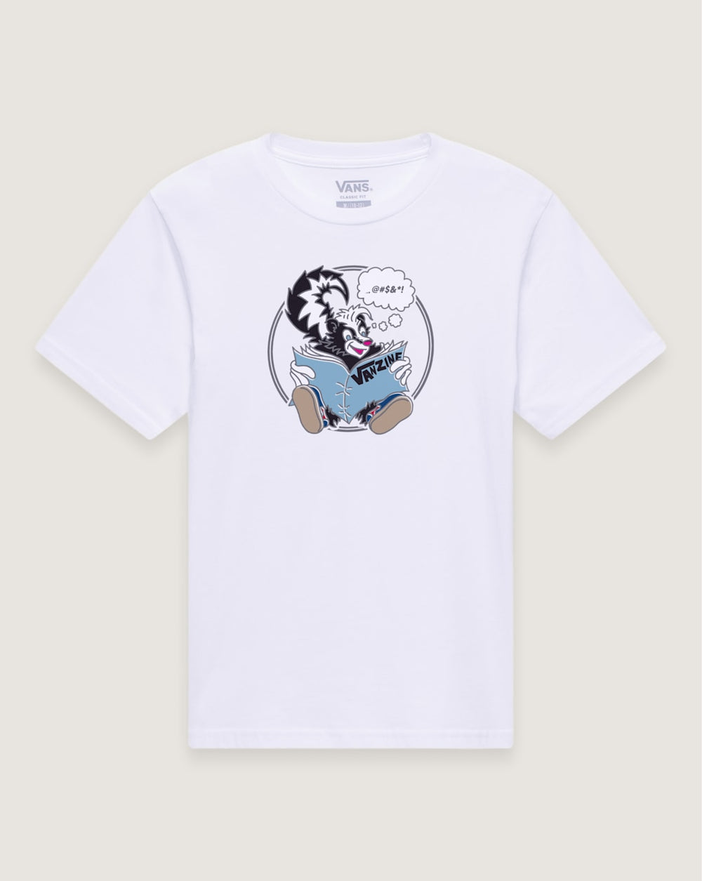 Kids Vans Kids Stinkin Reading T-Shirt in White