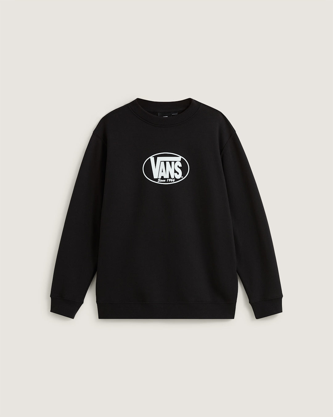 Kids Vans Kids Classic Oval Crew Sweatshirt in Black