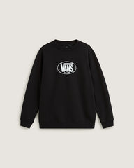 Kids Vans Kids Classic Oval Crew Sweatshirt in Black