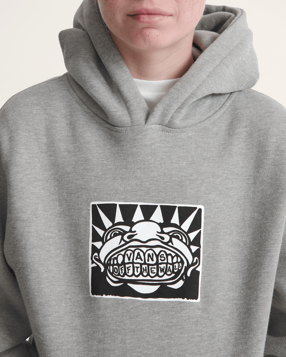 Kids Vans Kids Vans Mouf Pullover Hoodie in Cement Heather Grey