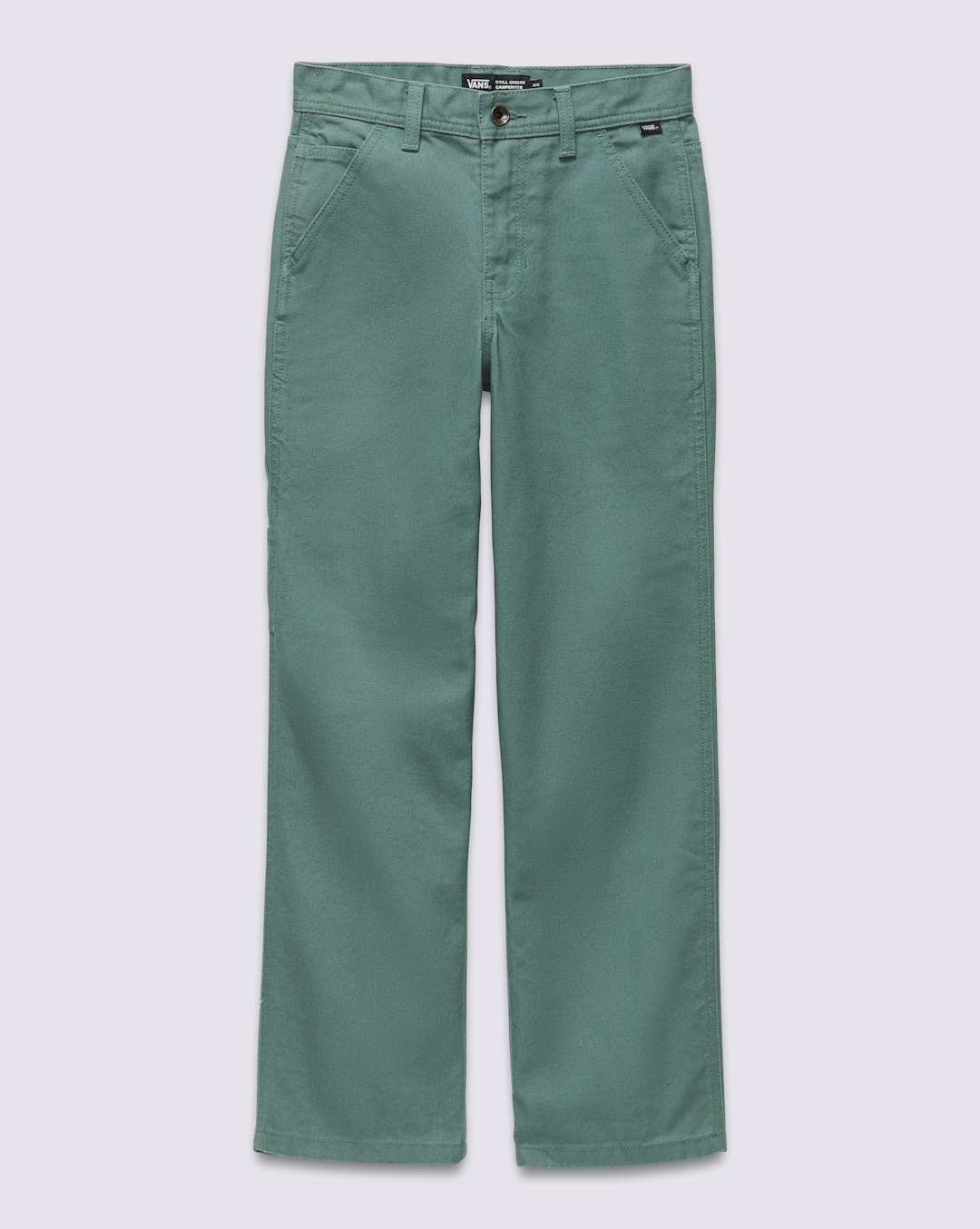 Kids Vans Kids Drill Chore Carpenter Pants in Dark Forest Green