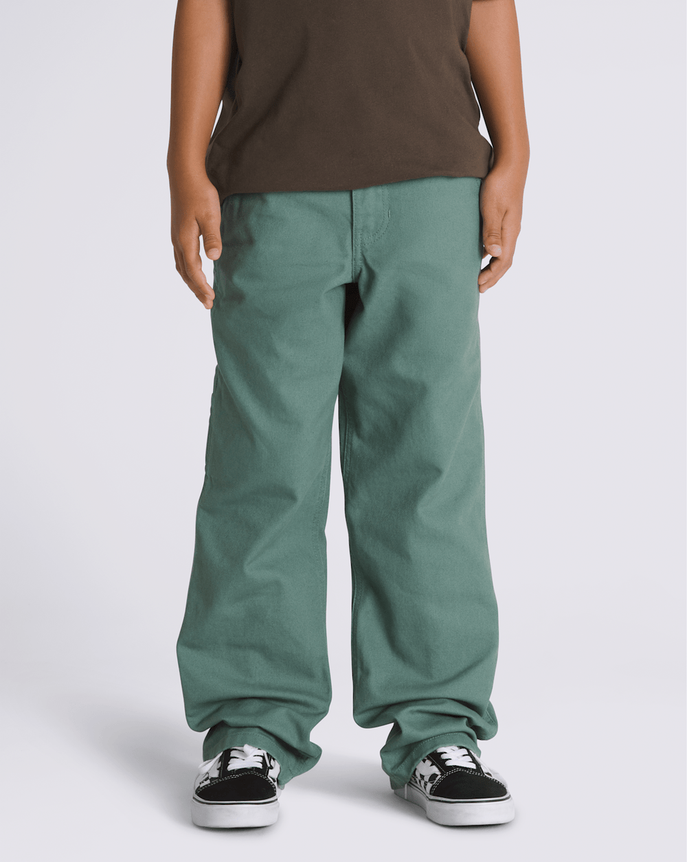 Kids Vans Kids Drill Chore Carpenter Pants in Dark Forest Green