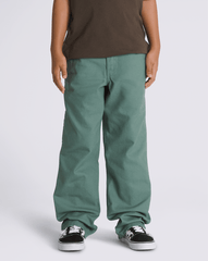 Kids Vans Kids Drill Chore Carpenter Pants in Dark Forest Green