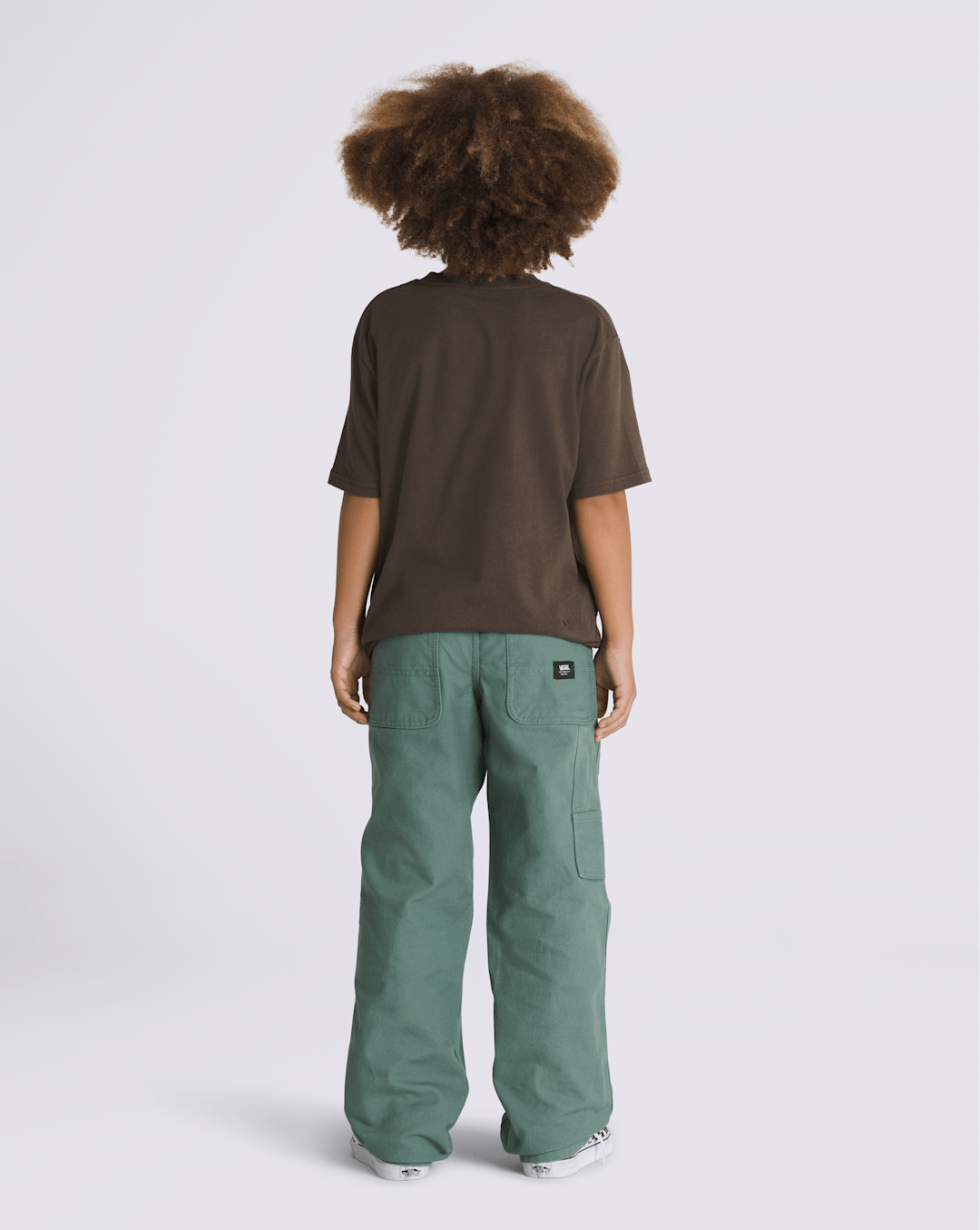 Kids Vans Kids Drill Chore Carpenter Pants in Dark Forest Green