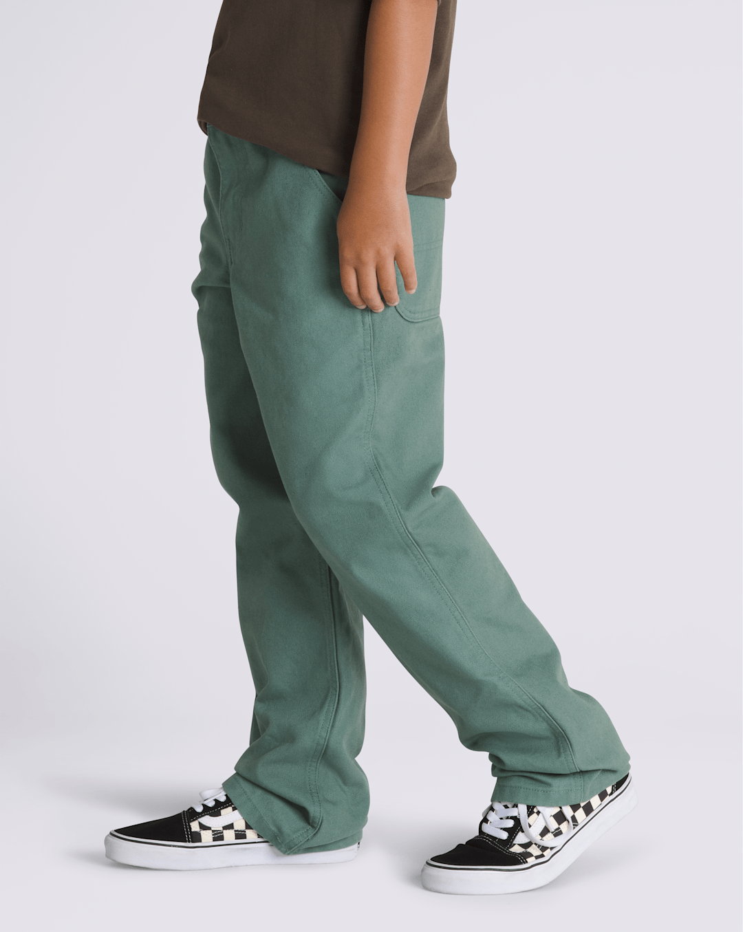 Kids Vans Kids Drill Chore Carpenter Pants in Dark Forest Green