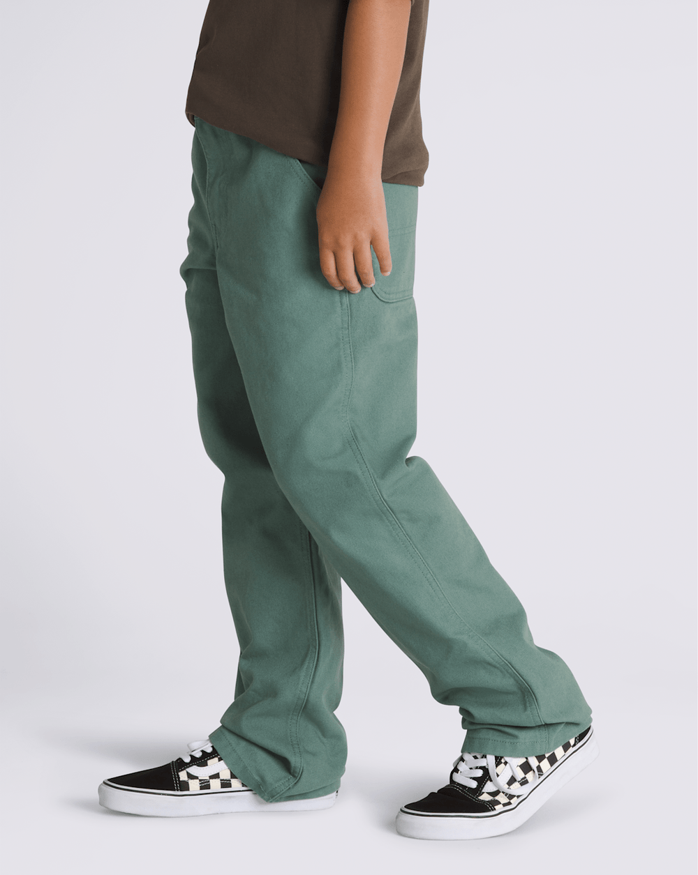 Kids Vans Kids Drill Chore Carpenter Pants in Dark Forest Green