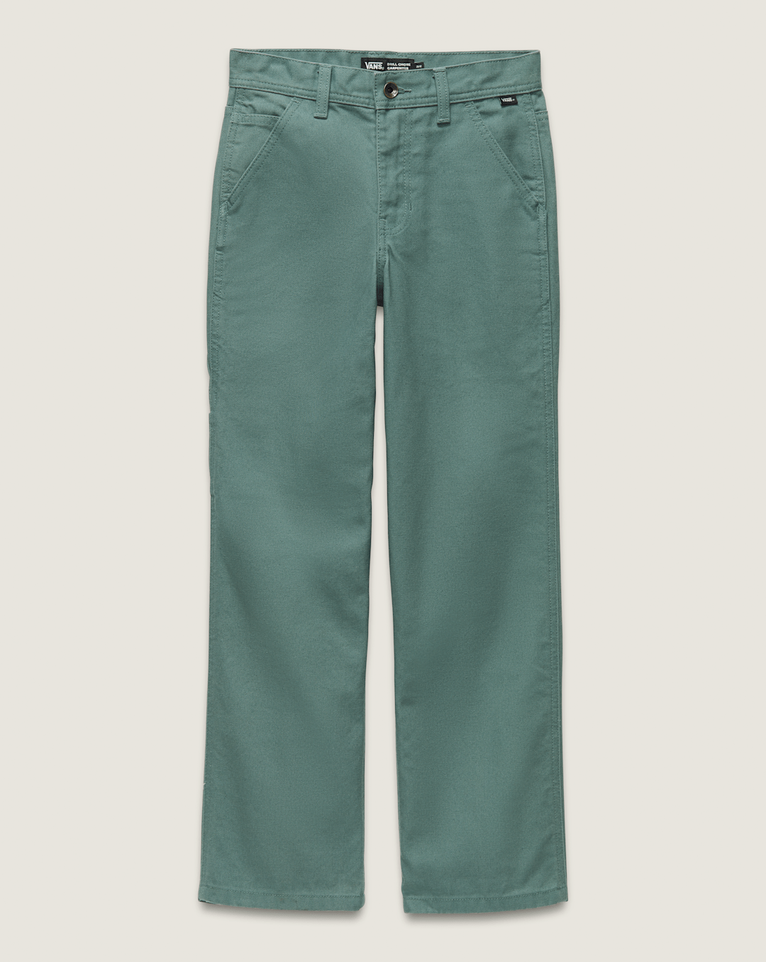 Kids Vans Kids Drill Chore Carpenter Pants in Dark Forest Green