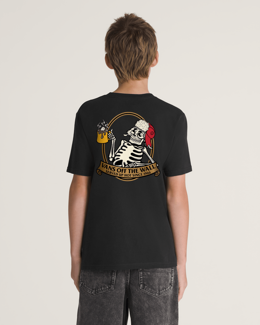 Kids Vans Kids Hot Mug T-Shirt in Black
