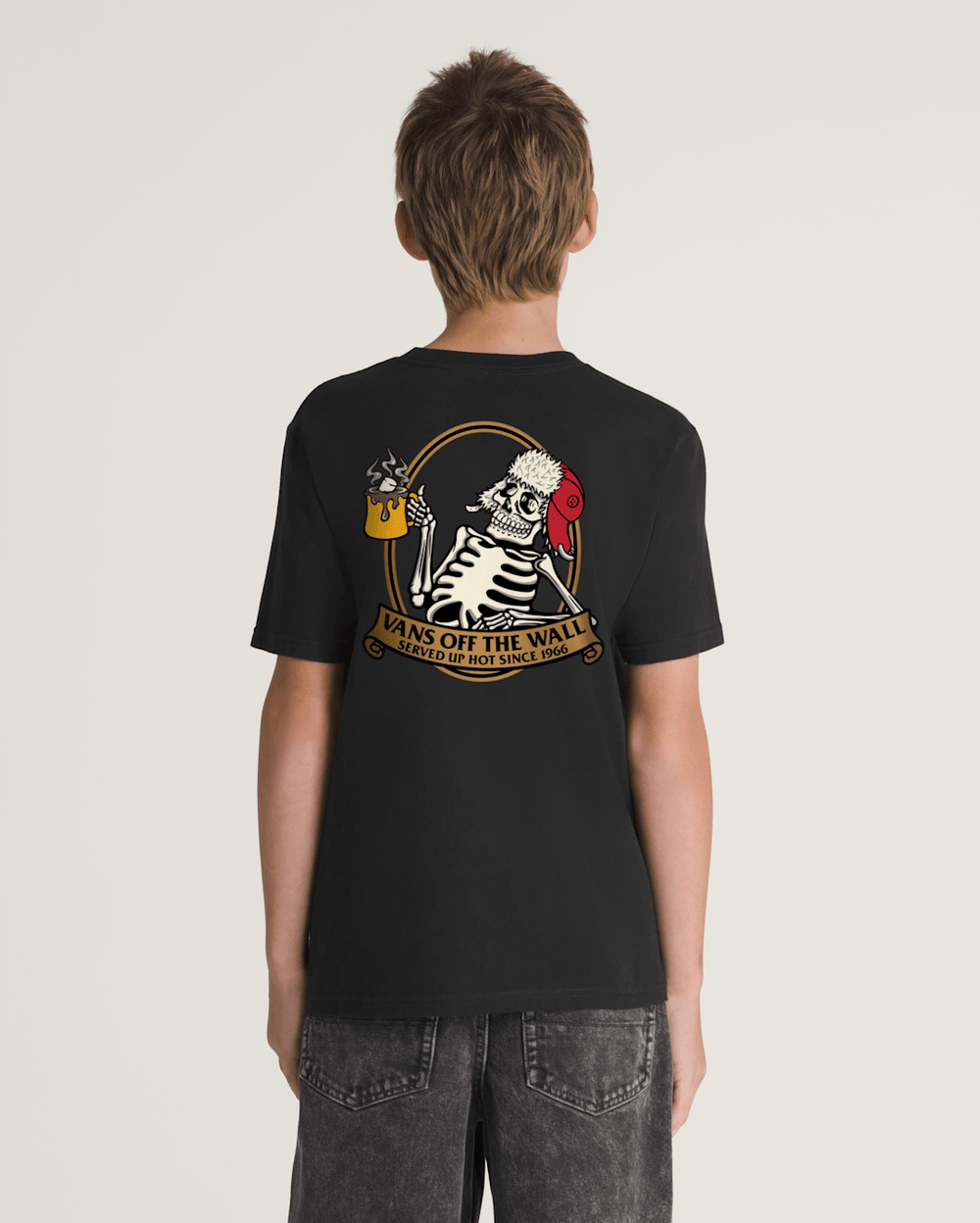 Kids Vans Kids Hot Mug T-Shirt in Black
