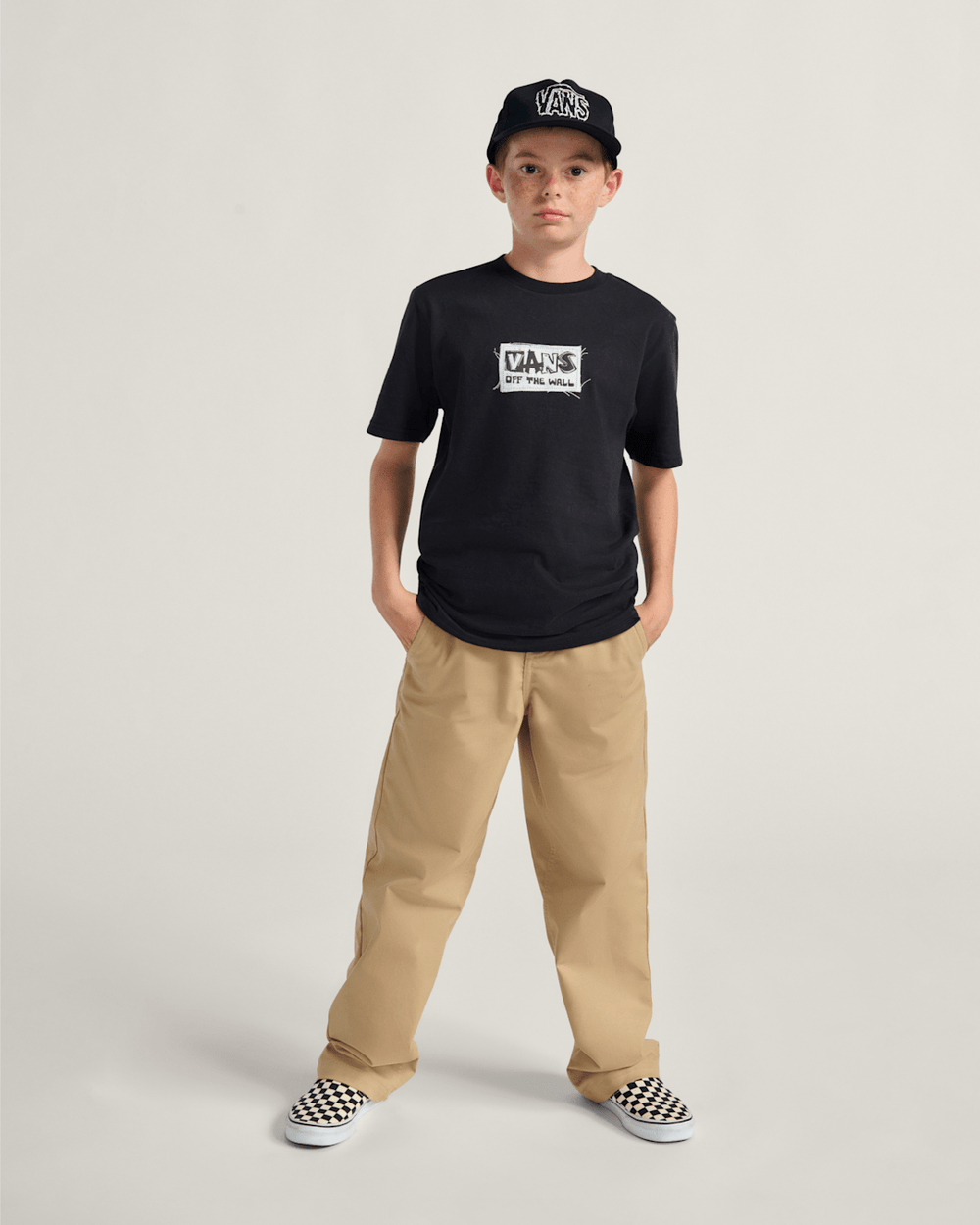 Kids Vans Kids DIY FX T-Shirt in Black