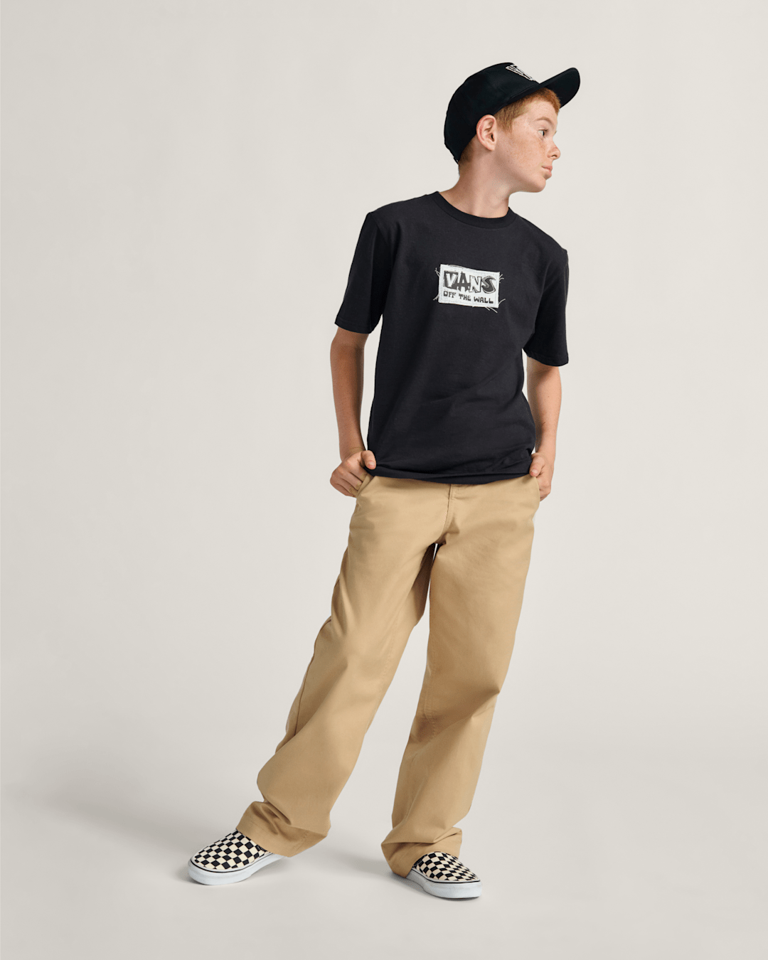 Kids Vans Kids DIY FX T-Shirt in Black