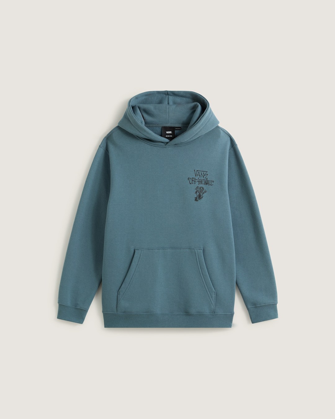 Kids Vans Kids Let Loose Pullover Hoodie in Stormy Weather Black