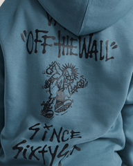 Kids Vans Kids Let Loose Pullover Hoodie in Stormy Weather Black