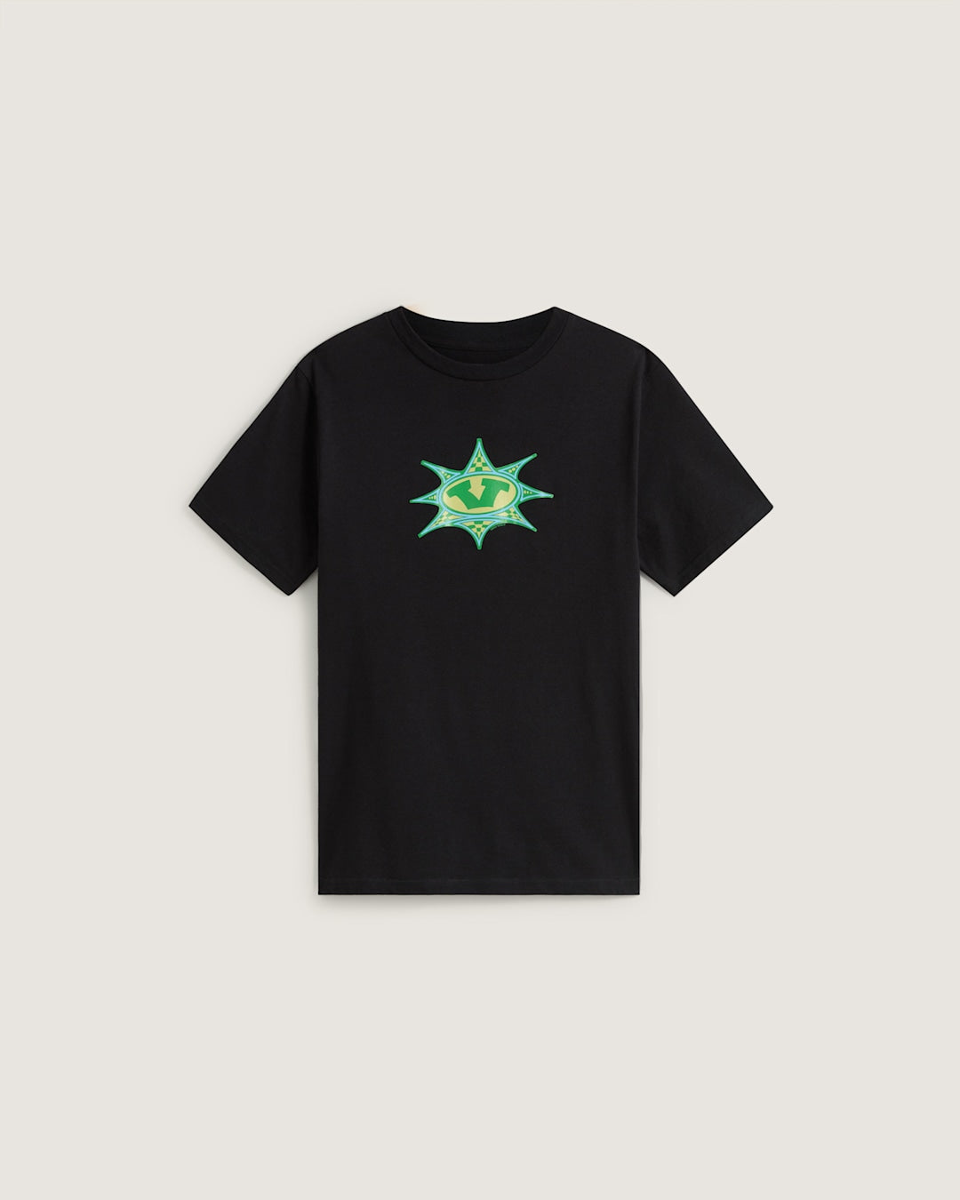 Kids Vans Kids Star Checker T-Shirt in Black