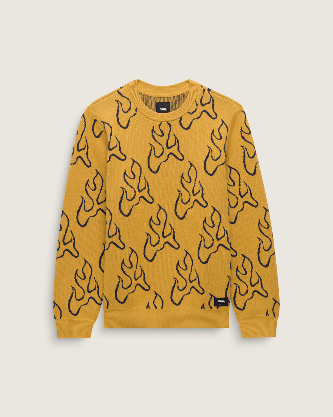 Kids Vans Kids Blaze Crew Sweater in Harvest Gold Yellow