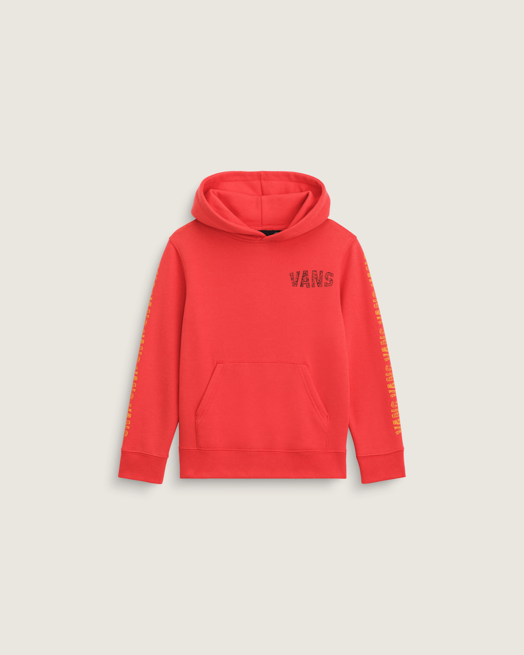 Kids Vans Little Kids Racing Flames Pullover Hoodie in Crimson Haze Red