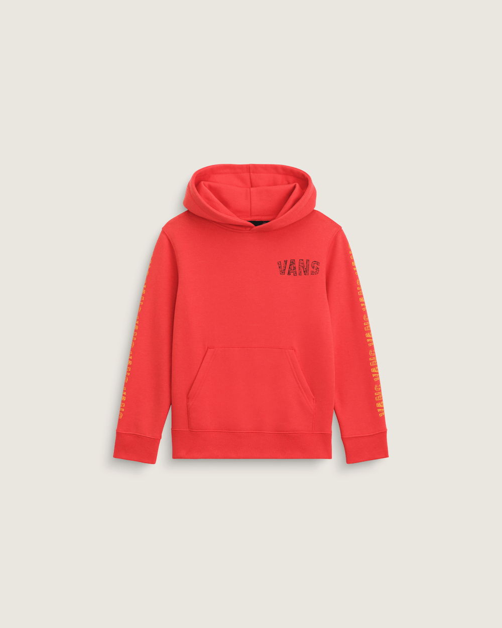 Kids Vans Little Kids Racing Flames Pullover Hoodie in Crimson Haze Red