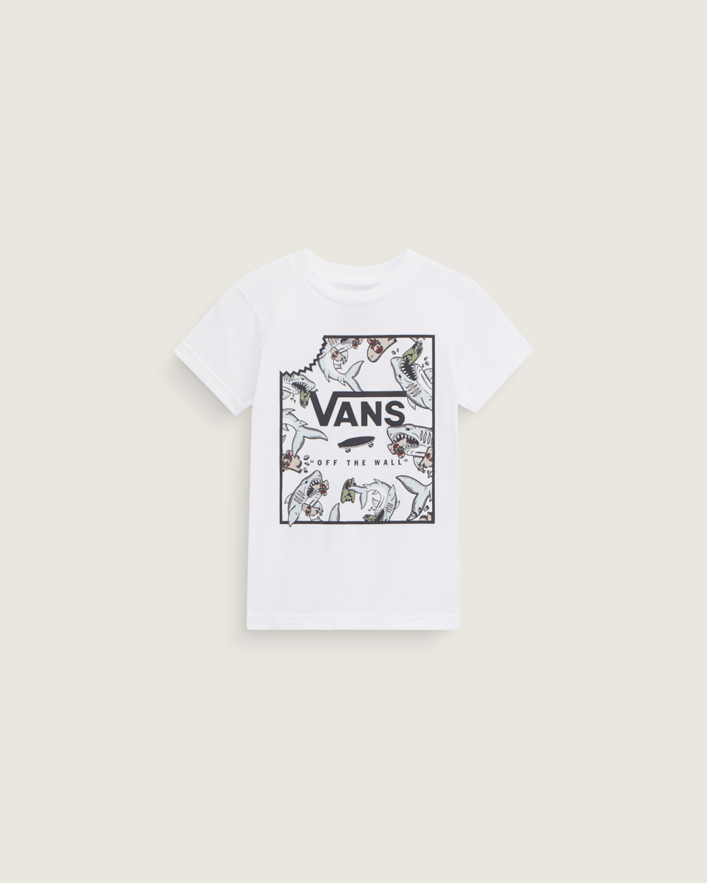 Kids Vans Kids Little Kids Shark Bite T-Shirt in White