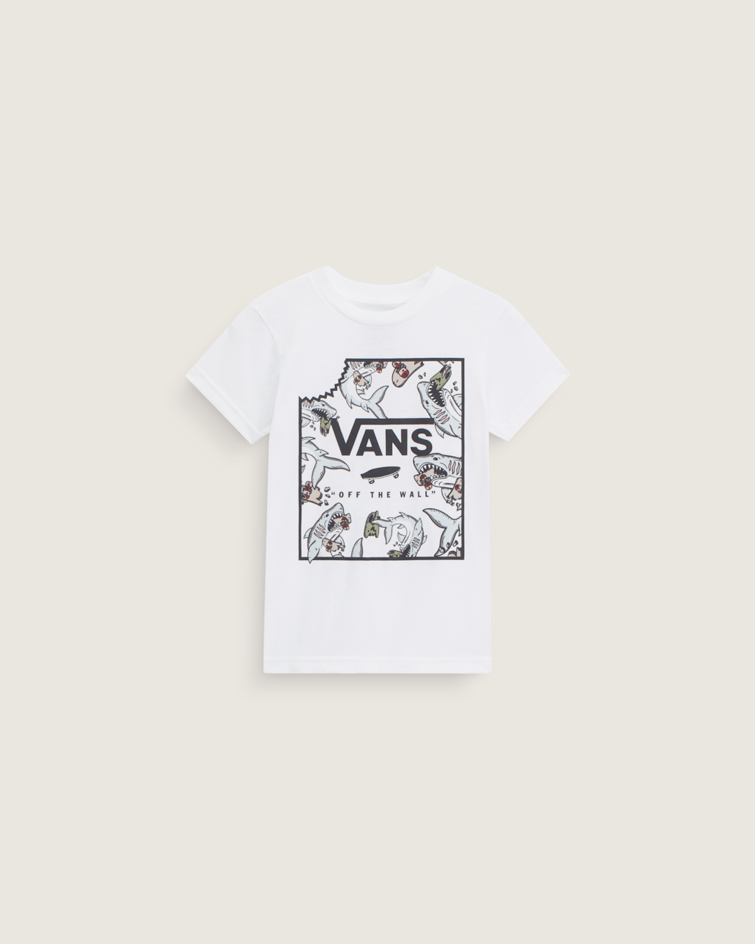 Kids Vans Kids Little Kids Shark Bite T-Shirt in White