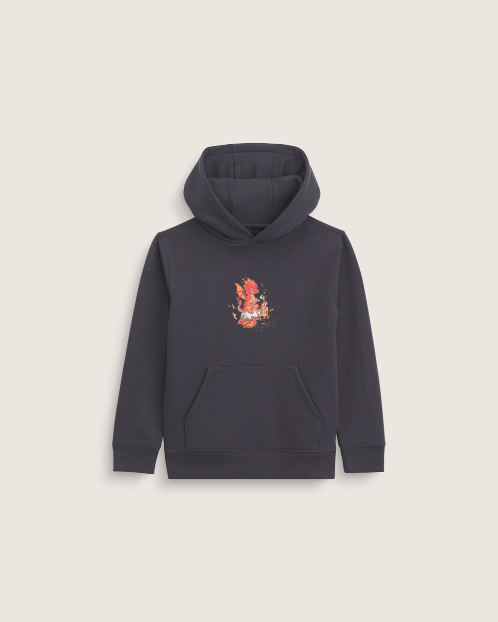 Kids Vans Little Kids Dragon Elements Pullover Sweatshirt in Charcoal Grey