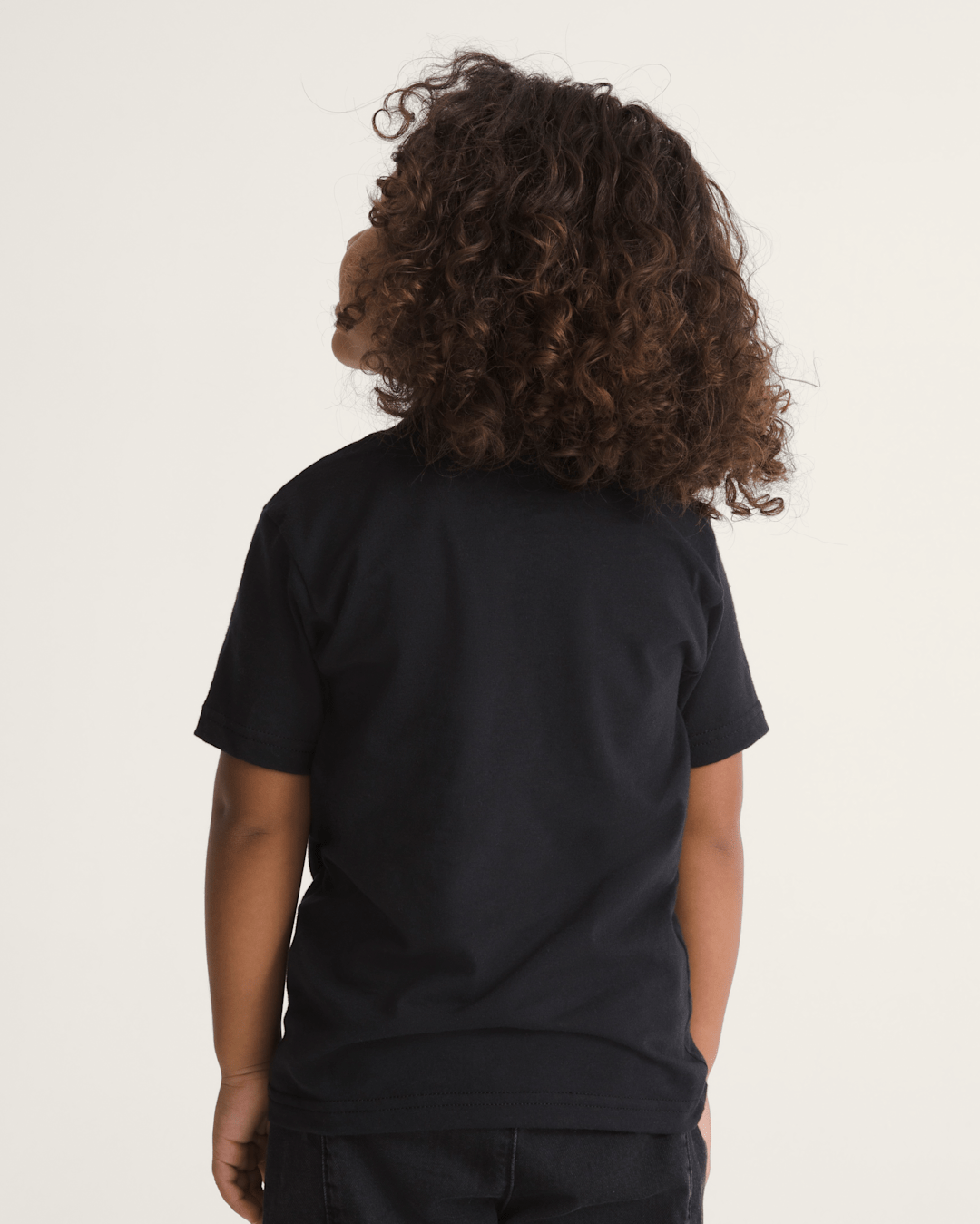 Kids Vans Little Kids Stretch Logo T-Shirt in Black