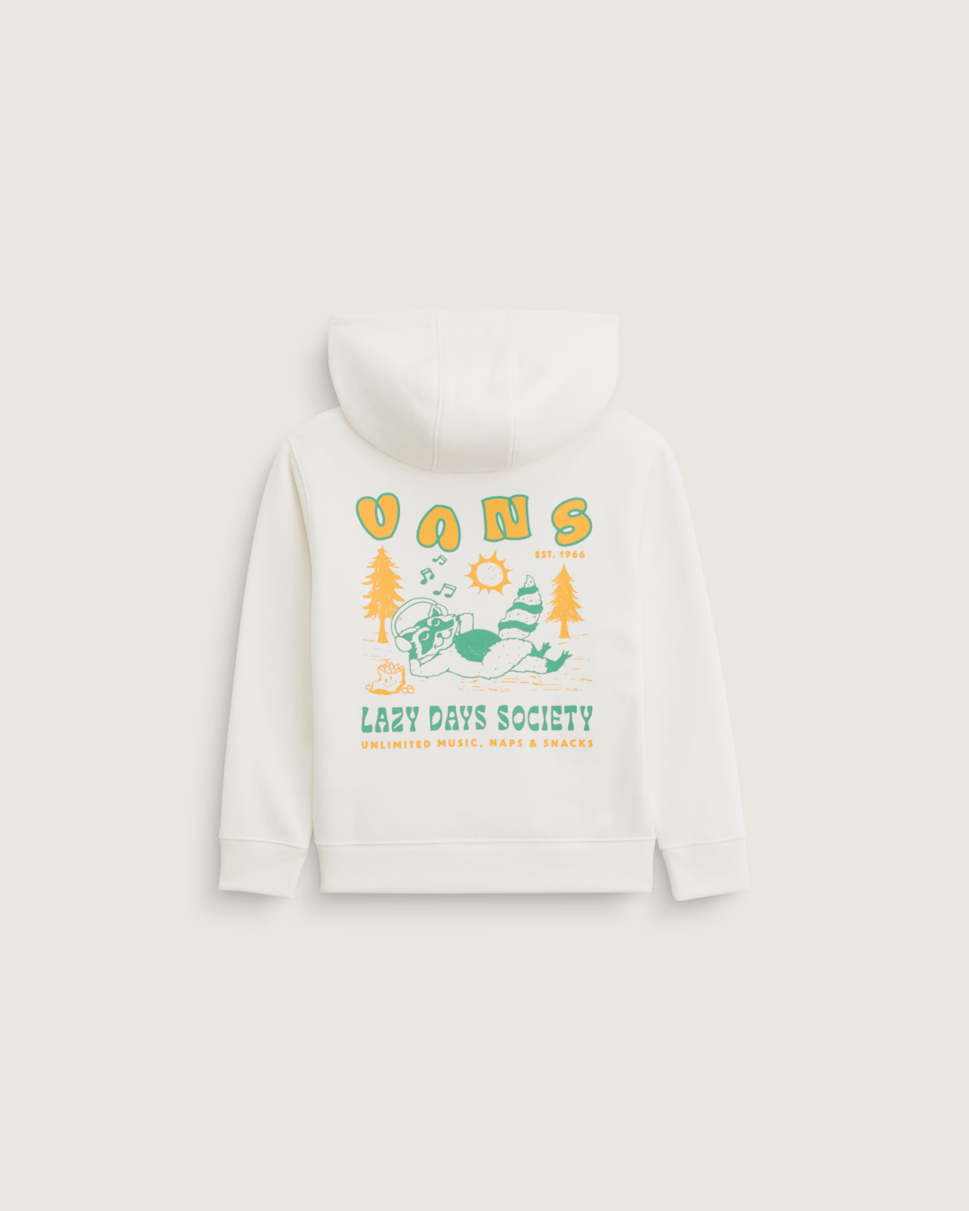 Kids Vans Little Kids Lazy Daze Pullover Sweatshirt in Marshmallow White