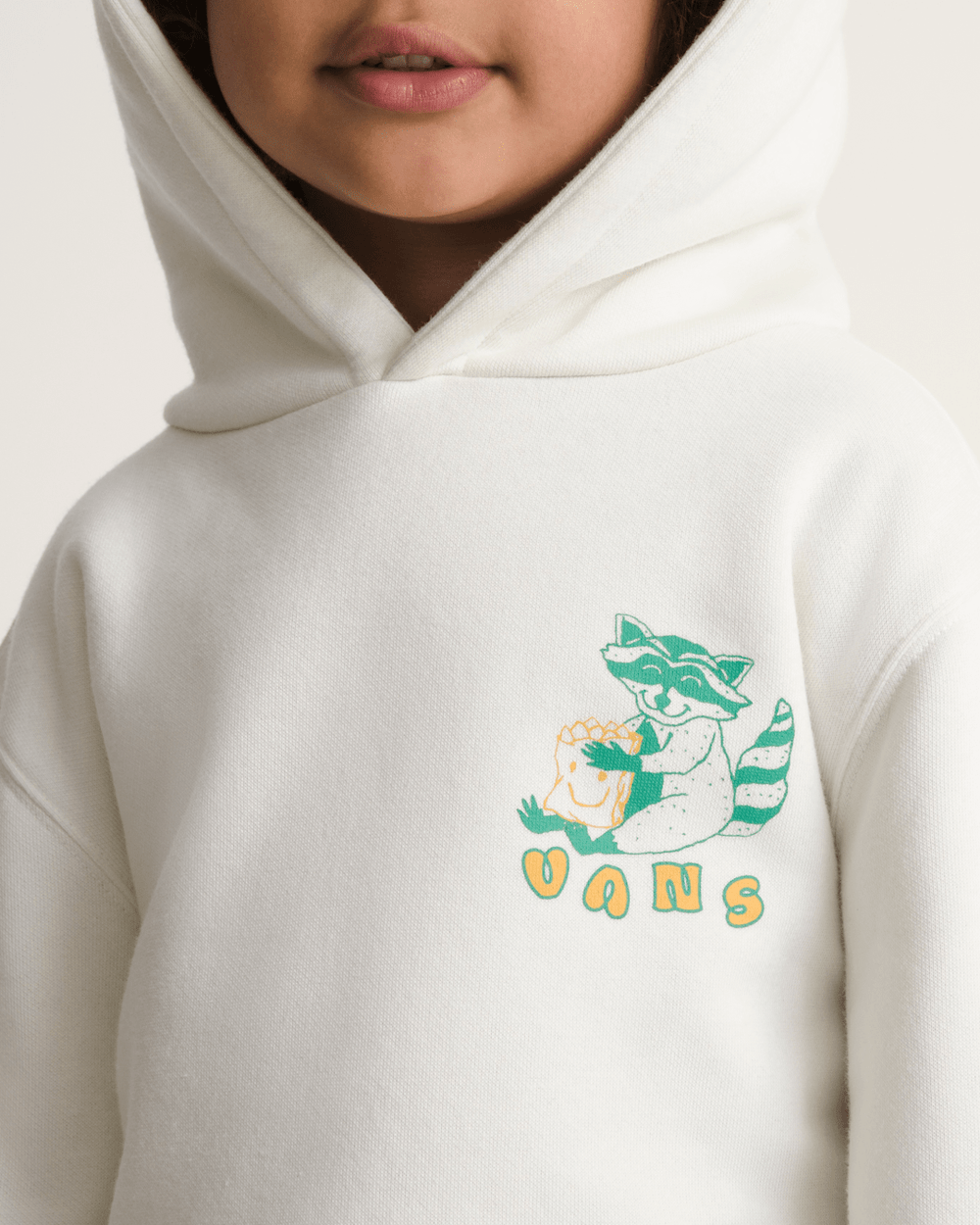 Kids Vans Little Kids Lazy Daze Pullover Sweatshirt in Marshmallow White