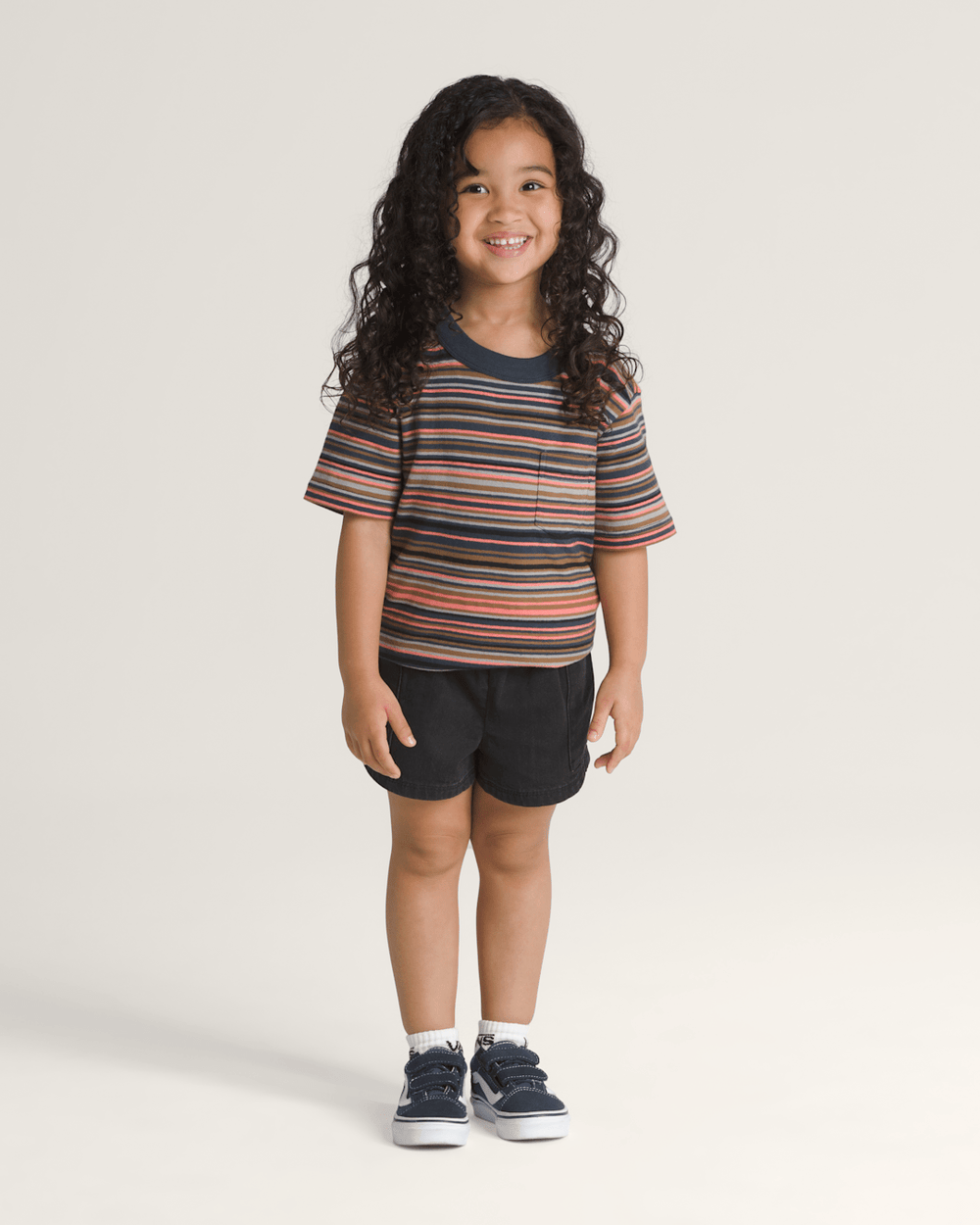 Kids Vans Little Kids Joy Ruffled Shorts in Black