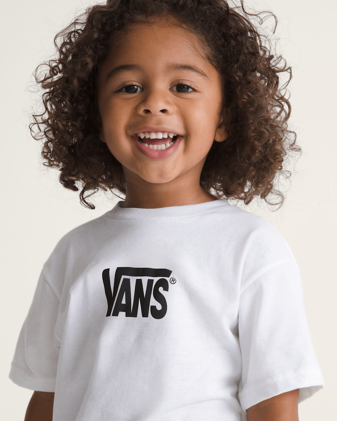 Kids Vans Little Kids Stretch Logo T-Shirt in White