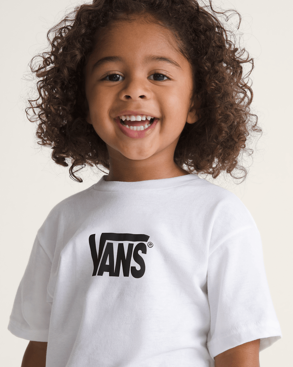 Kids Vans Little Kids Stretch Logo T-Shirt in White