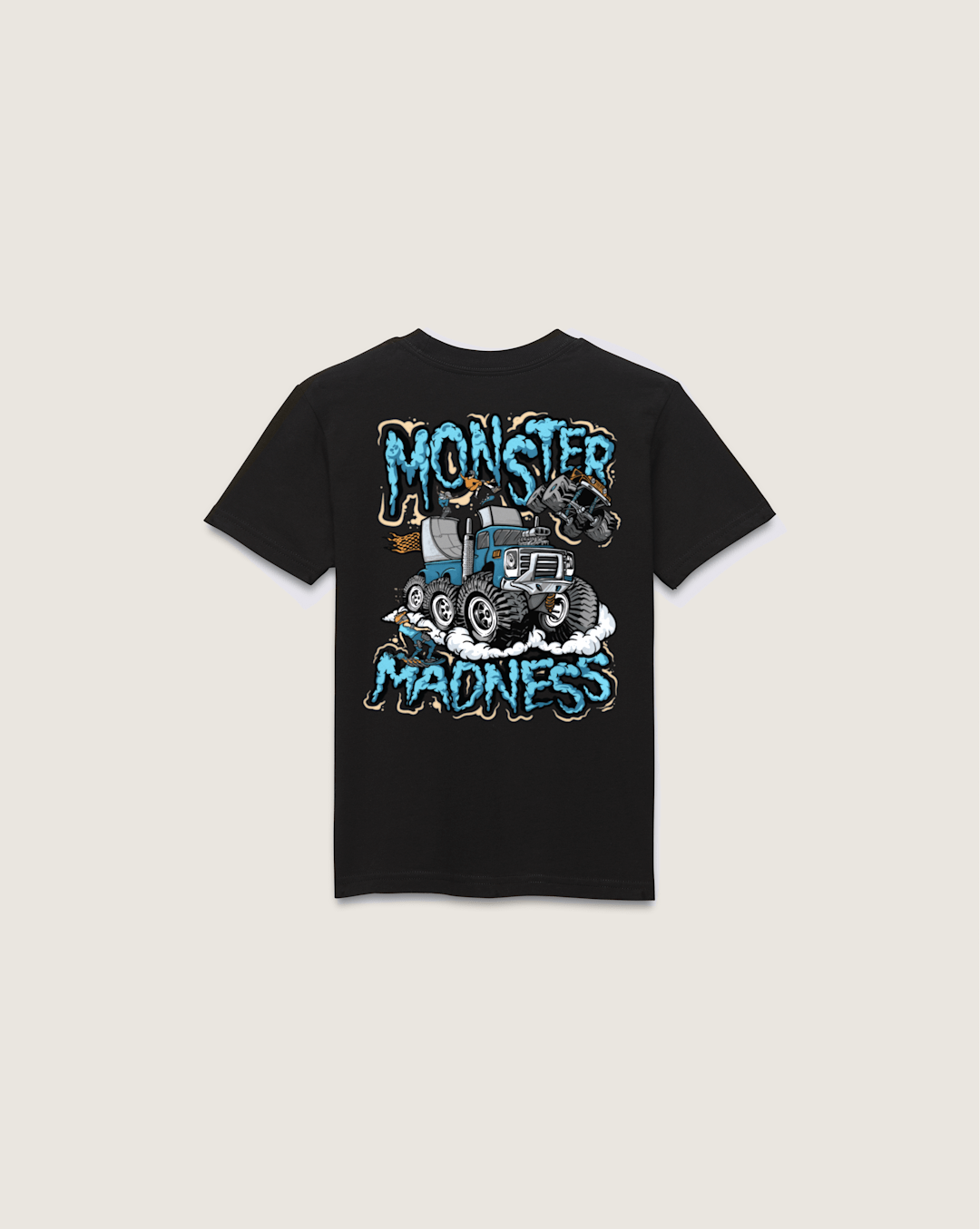 Kids Vans Little Kids Monster Madness T-Shirt in Black