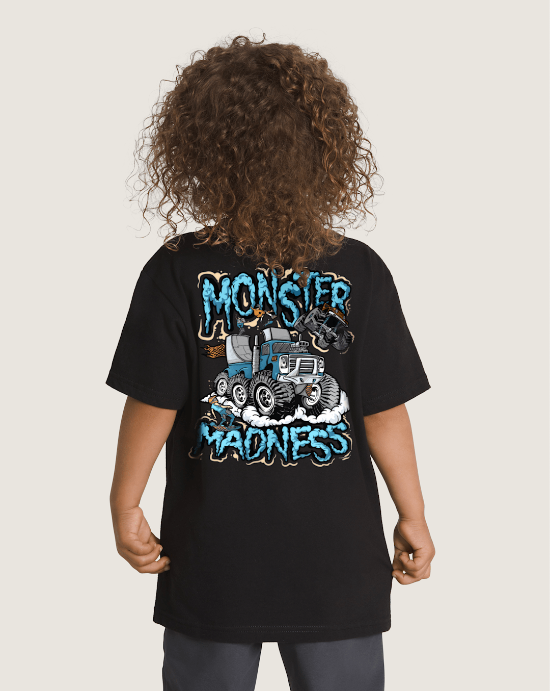 Kids Vans Little Kids Monster Madness T-Shirt in Black