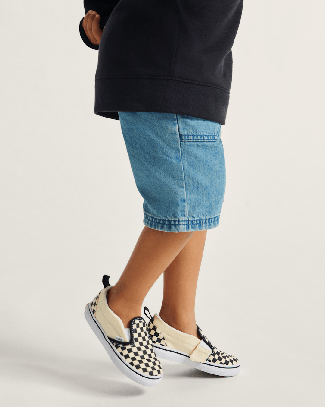Kids Vans Little Kids Blair Denim Shorts in Stonewash Blue