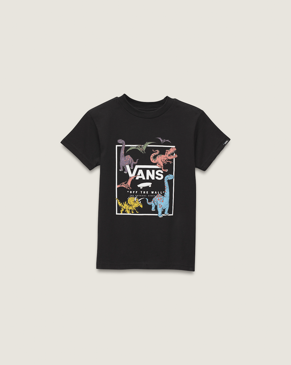 Kids Vans Little Kids Glow Dino T-Shirt in Black