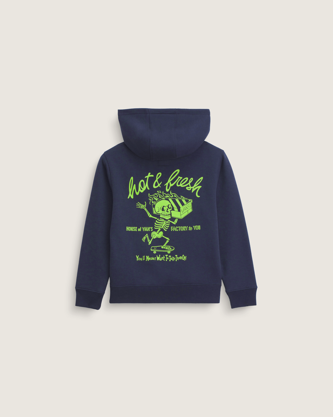Kids Vans Little Kids Hot and Fresh Pullover Sweatshirt in Parisian Night Blue